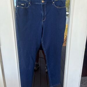 Nine West Deep Blue Skinny Jeans